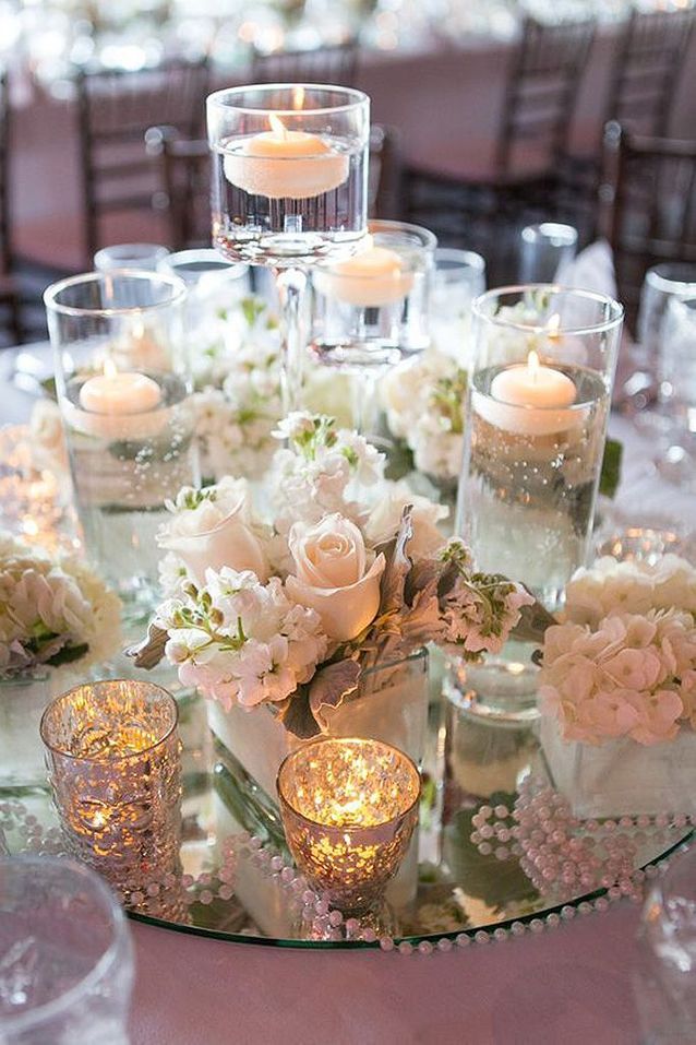 iluminación con velas